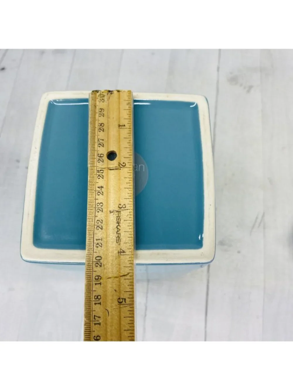 American Atelier At Home Teal Blue Square 13